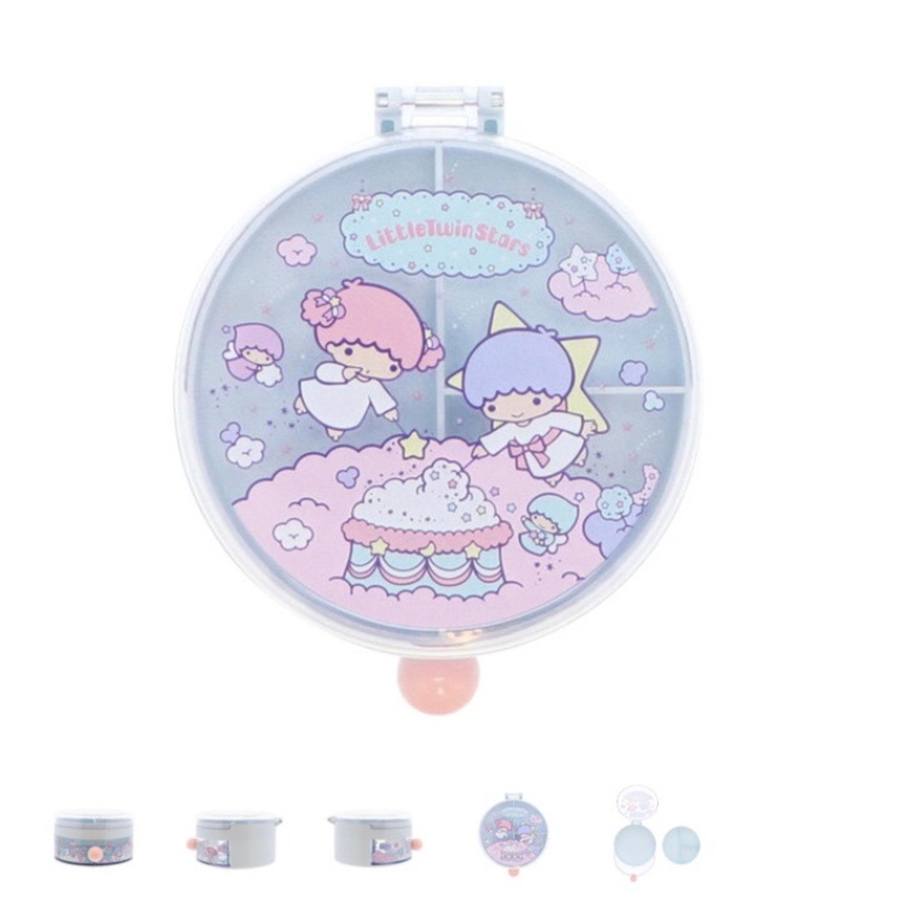 Sanrio Little Twin Stars Jewelry Case: Round